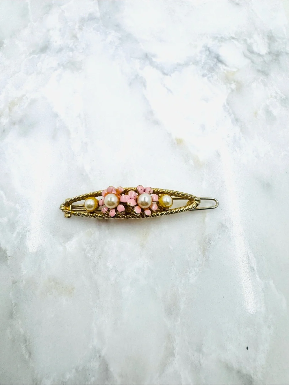 1950 Floral Pearl Barrett Unique Vintage